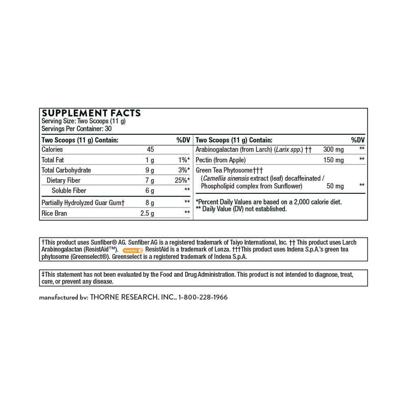 Thorne FiberMend -- 11.6 oz