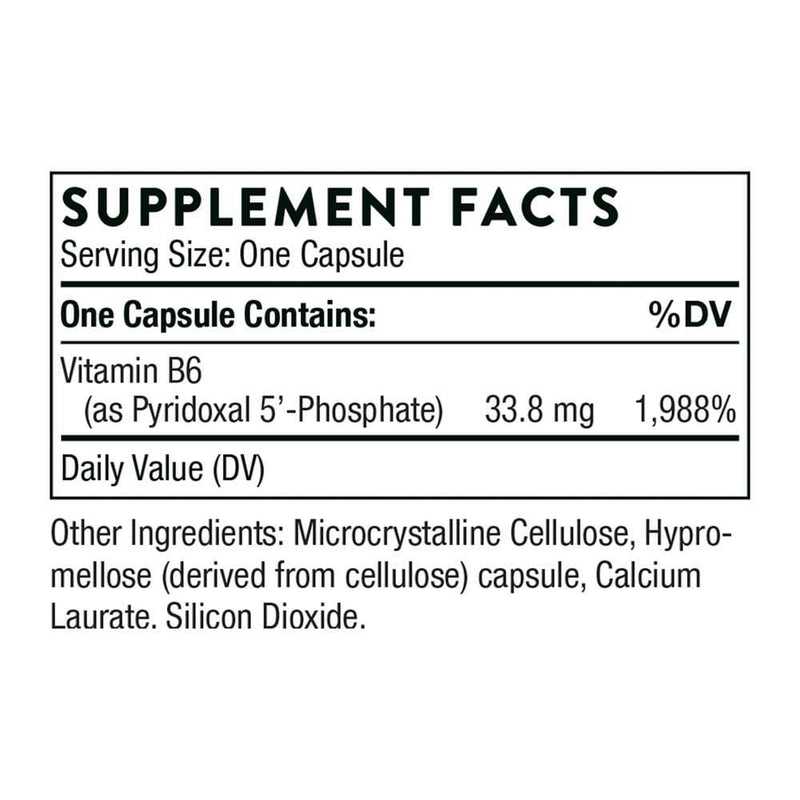 Thorne Pyridoxal 5-Phosphate -- 180 Capsules