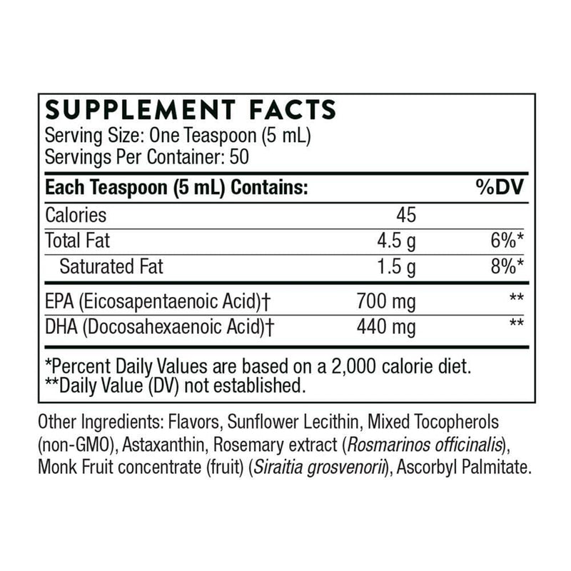 Thorne Research Omega Superb -- 8.45 Fl oz