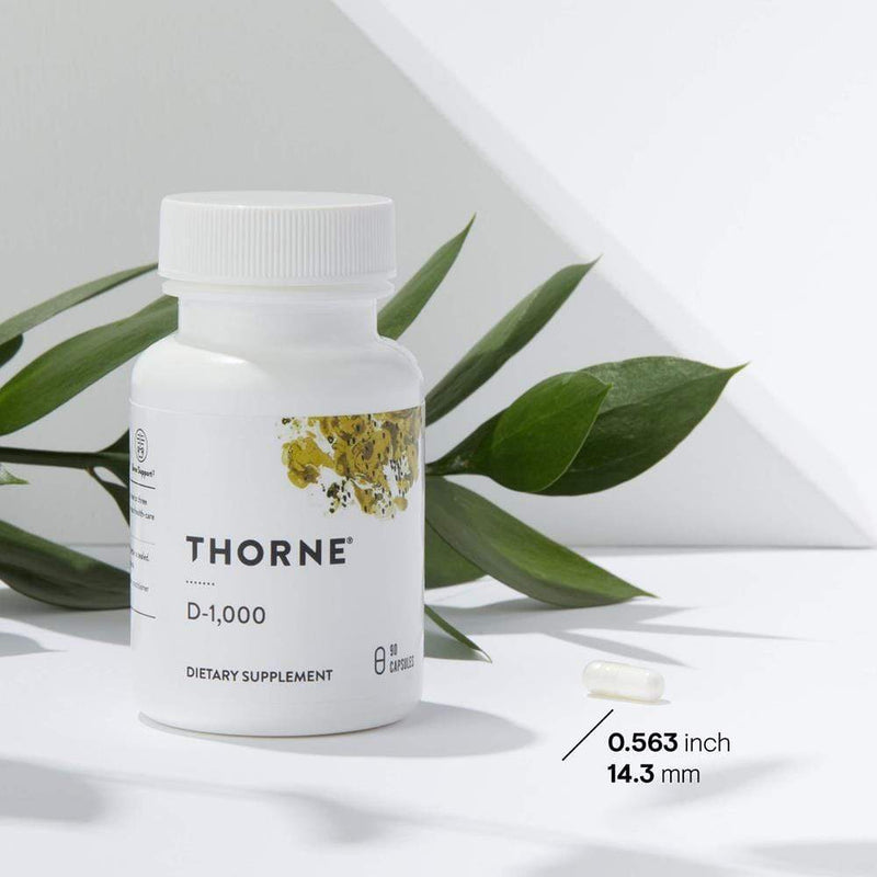 Thorne Research Vitamin D-1,000 -- 90 Capsules