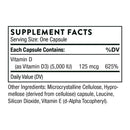 Thorne Research Vitamin D-5000 -- 60 Capsules