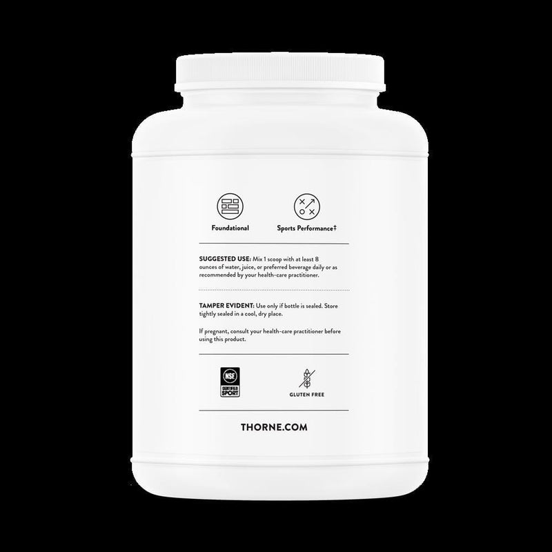 Thorne Research Whey Protein Isolate Vanilla -- 28.5 oz