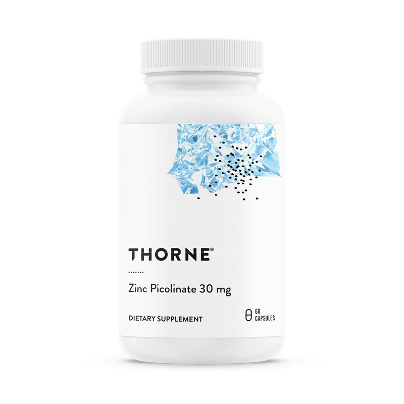 Thorne Research Zinc Picolinate 30 mg (Not Certified For Sport) -- 60 Capsules
