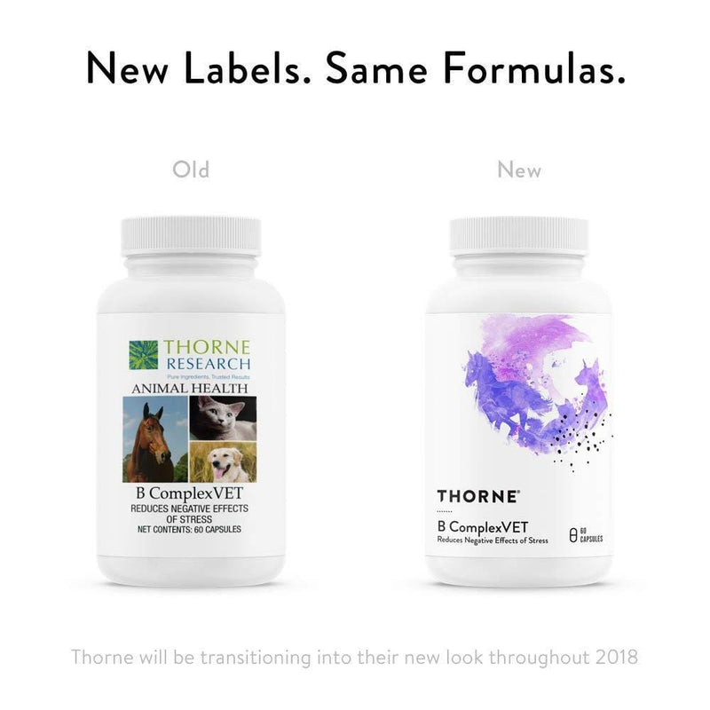 ThorneVet Basic B ComplexVET -- 60 Capsules