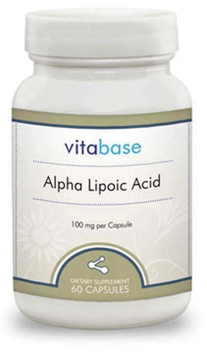 Vitabase Alpha Lipoic Acid (100 mg) -- 60 Capsules