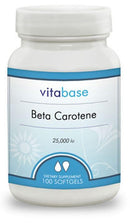 Vitabase Beta Carotene (25,000 IU) -- 100 Softgel Capsules