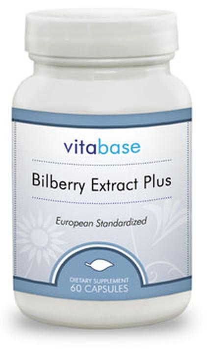 Vitabase Bilberry Extract Plus (Formula) -- 60 Capsules