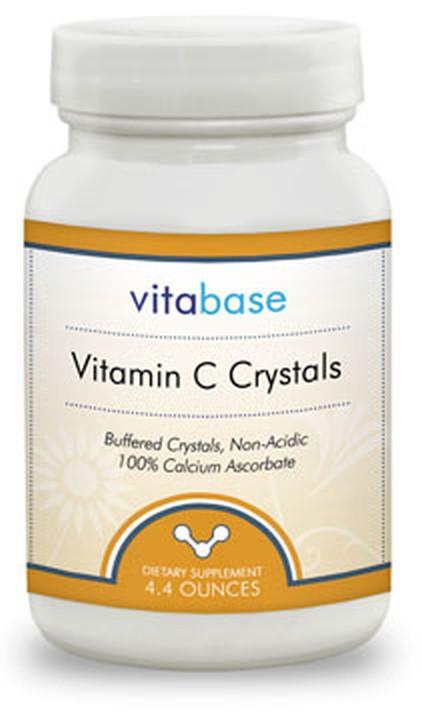 Vitabase Buffered Vitamin C Crystals -- 4.4 oz. (125 g)