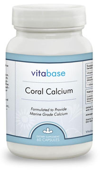 Vitabase Coral Calcium (1000 mg) -- 60 Capsules
