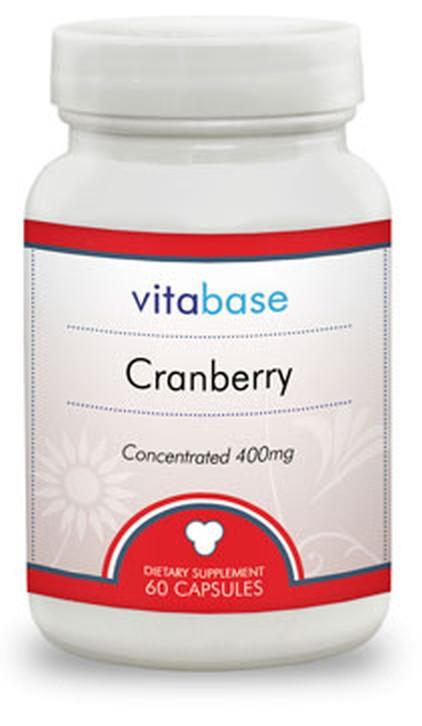 Vitabase Cranberry Concentrate (400 mg) -- 60 Capsules