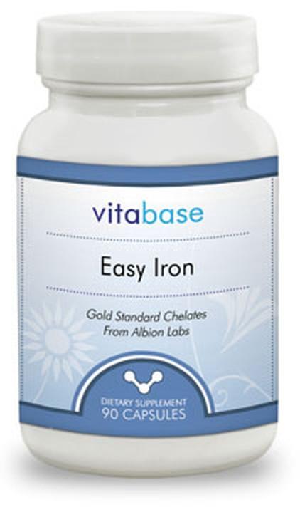 Vitabase Easy Iron (25 mg) -- 90 Vegetarian Capsules