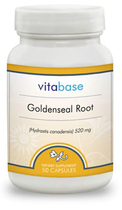 Vitabase Goldenseal Root (520 mg) -- 50 Capsules