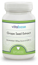 Vitabase Grape Seed Extract (100 mg) -- 30 Vegicaps