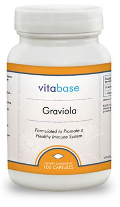 Vitabase Graviola (650 mg) -- 100 Capsules