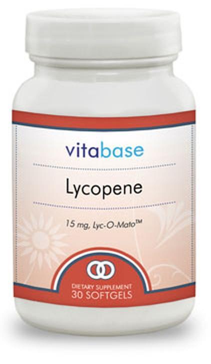 Vitabase Lycopene (15 mg) -- 30 Softgels