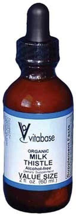 Vitabase Milk Thistle Liquid -- 2 fl. oz.