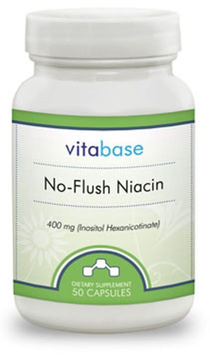 Vitabase Niacin-No Flush (400 mg) -- 50 Capsules