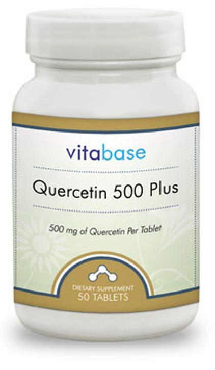 Vitabase Quercetin 500 Plus (Formula) -- 50 Tablets