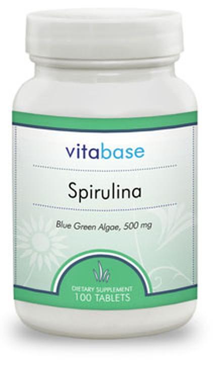 Vitabase Spirulina (500 mg) -- 100 Tablets