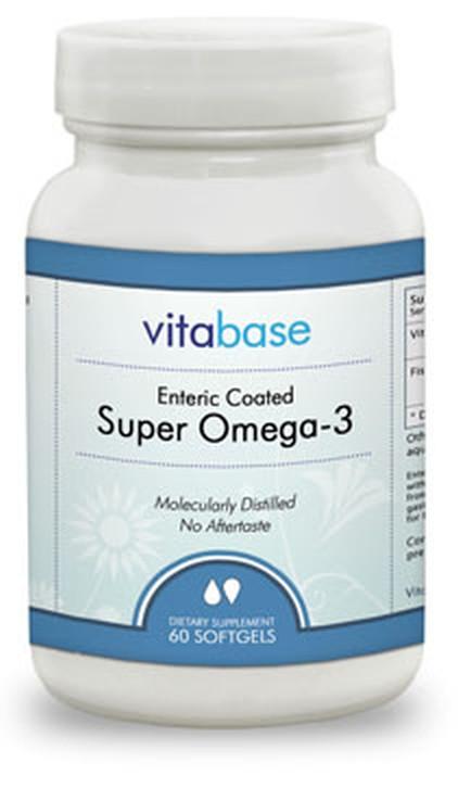 Vitabase Super Omega-3 -- 60 Enteric Coated Softgels