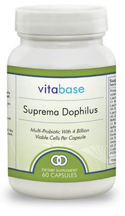 Vitabase Suprema Dophilus Multi Probiotic -- 60 Capsules