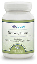 Vitabase Turmeric Extract (500 mg) -- 60 Vegetarian Capsules