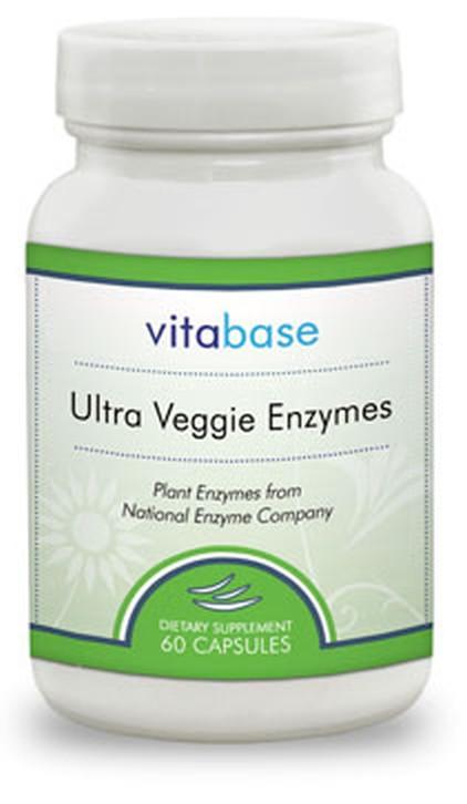 Vitabase Ultra Veggie Enzymes -- 60 VegiCaps