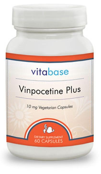 Vitabase Vinpocetine Plus (10 mg) -- 60 Vegetarian Capsules