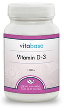 Vitabase Vitamin D-3 (1000 IU) -- 100 Softgels