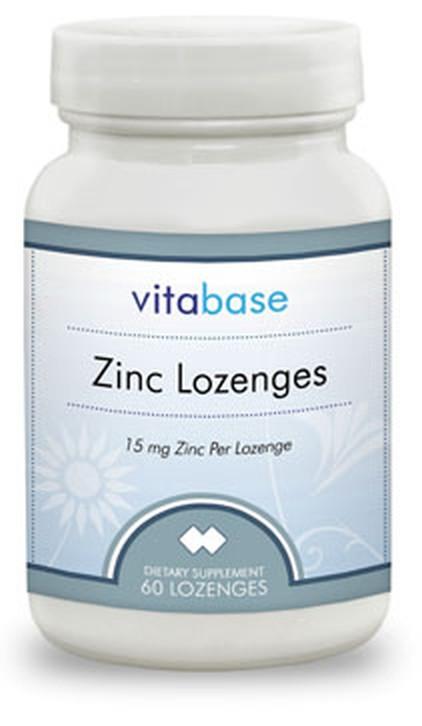 Vitabase Zinc Lozenges (15 mg) -- 60 Lozenges